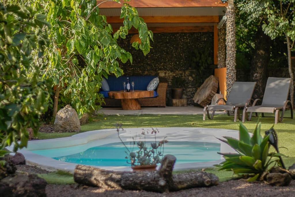Los Matos, Canarian House In Valleseco Eksteriør bilde